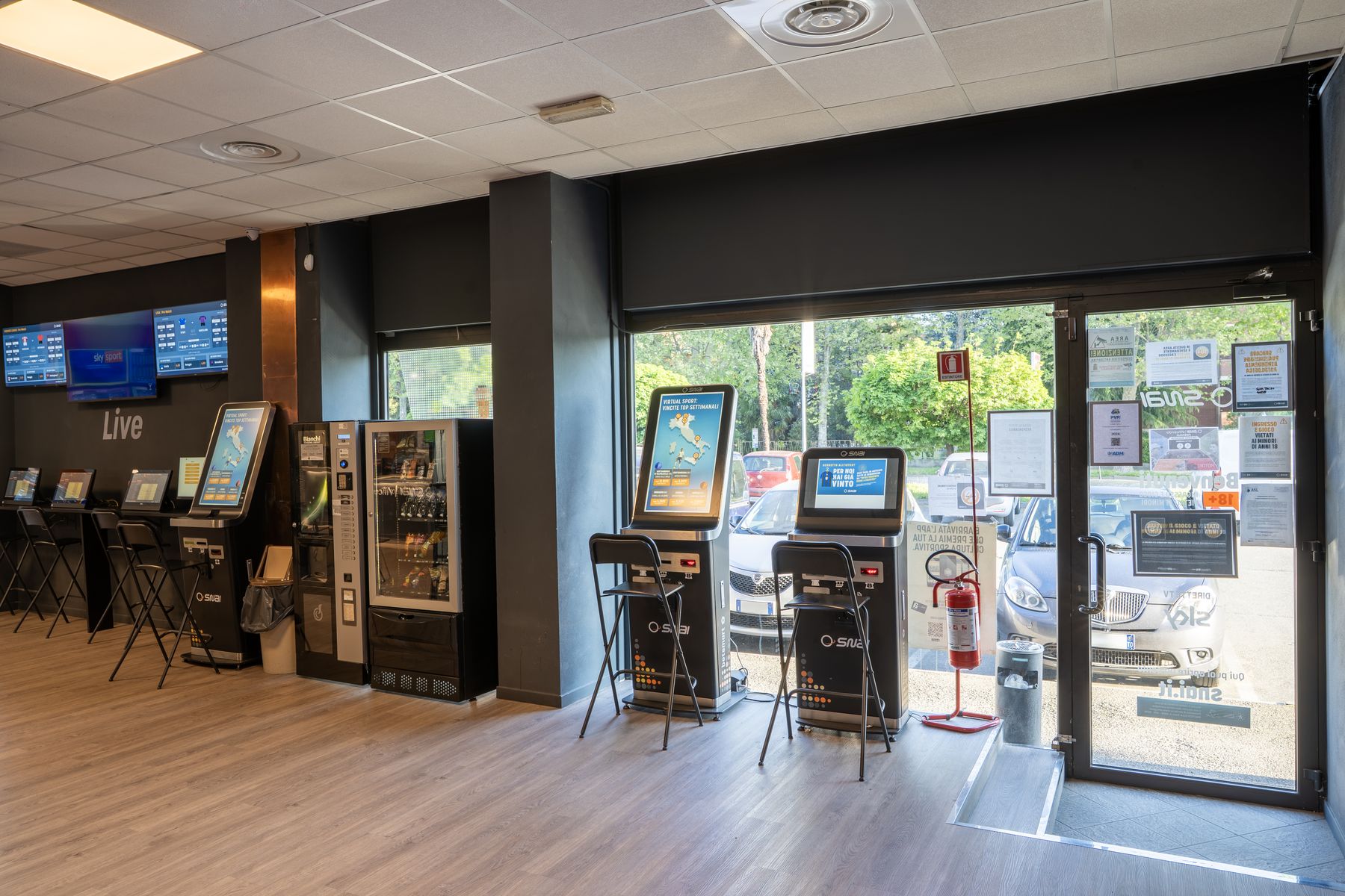 Area accoglienza clienti
